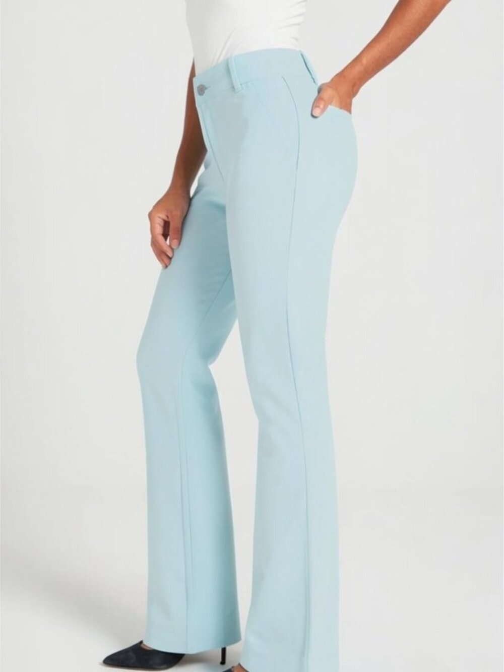 New Betabrand Dawn Bootcut Two Pocket Dress Pant Yoga Pants Medium